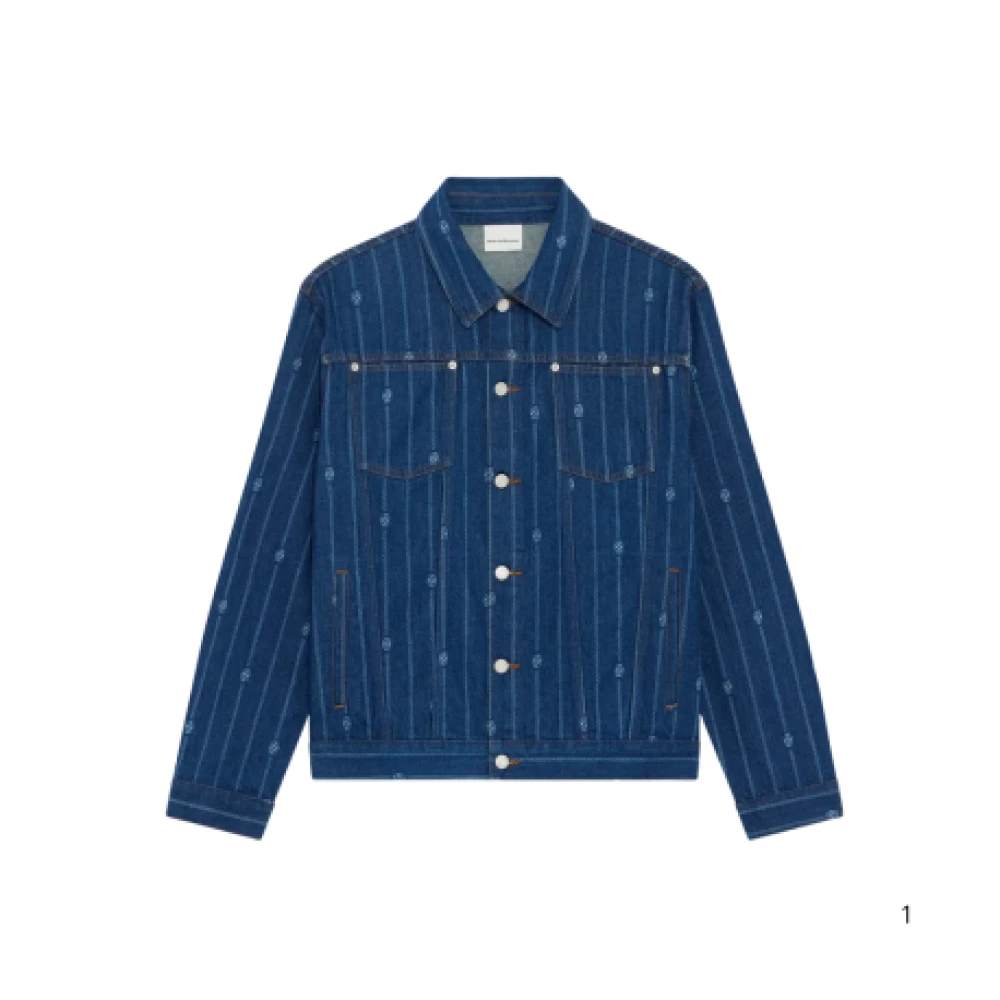 Drole De Monsieur Men's Blue Denim Jacket