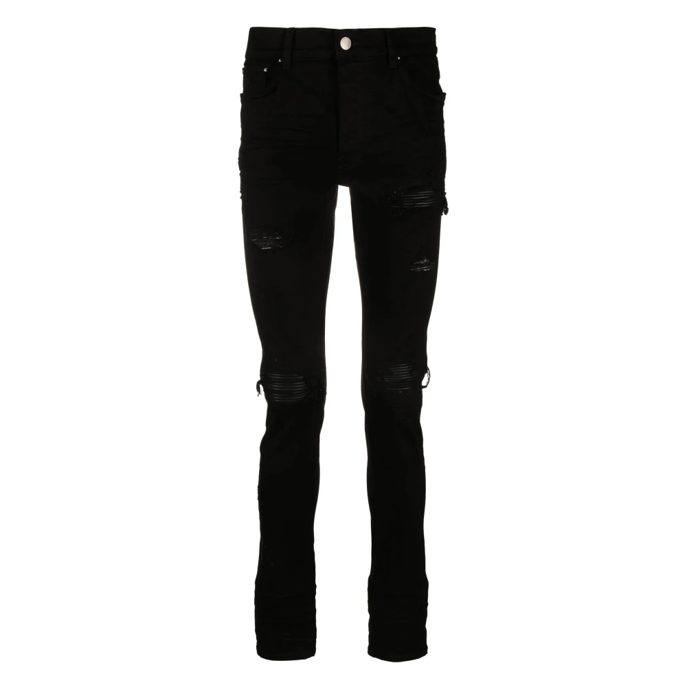 Amiri Zwarte Distressed Skinny Cut Jeans Black Heren
