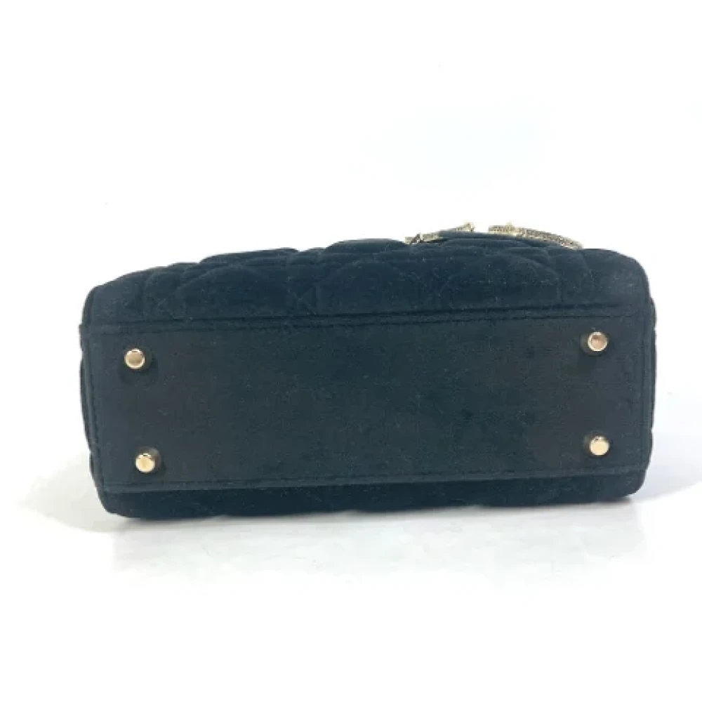 Dior Vintage Pre-owned Leather dior-bags Black Dames