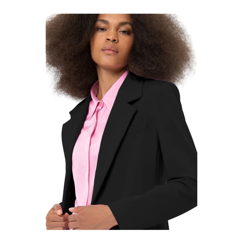 Fracomina Dames Synthetische Jas Stijl Fr24Sj3010W66901 Black Dames