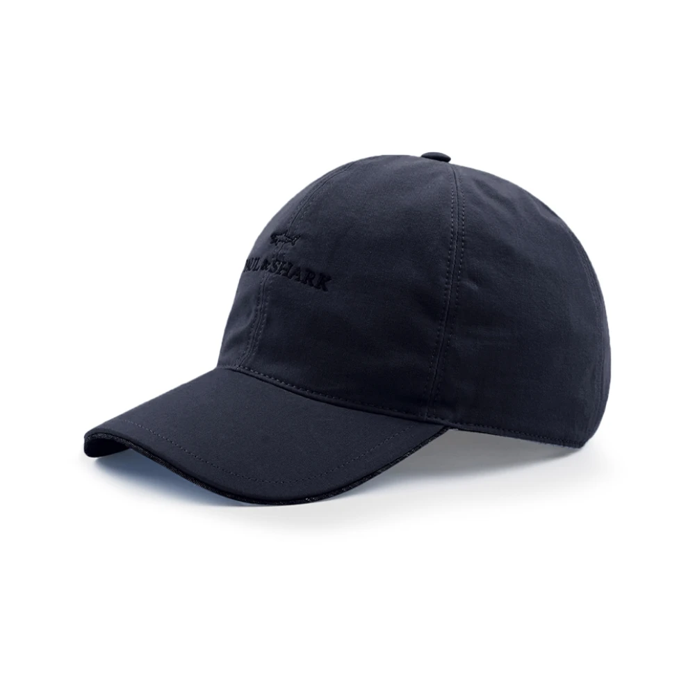 Paul & Shark Men's Blue Hats & Caps, L, Logo-Embroidered Baseball Cap