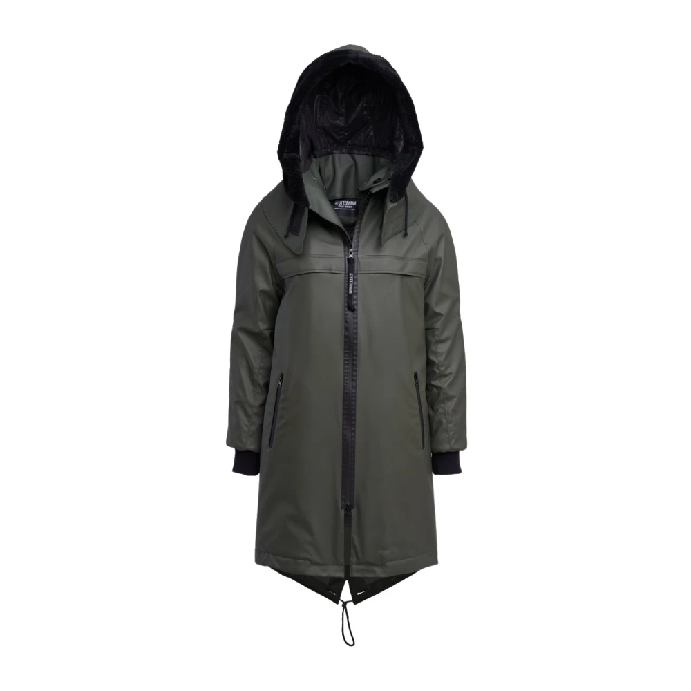 Stutterheim Vattentät Fishtail Parka Green, Unisex