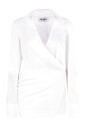 robe-chemisier-mini-en-coton-blanc
