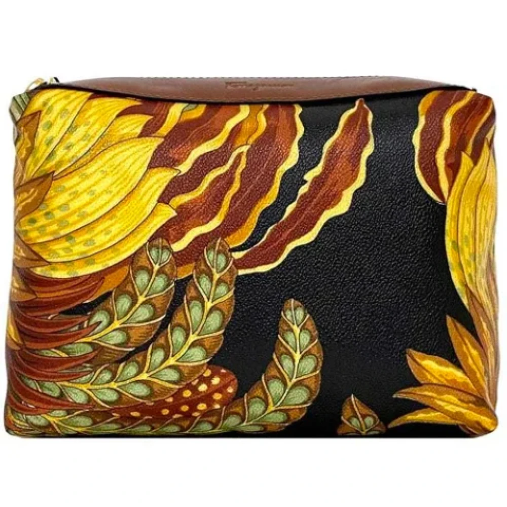 Salvatore Ferragamo Pre-owned Leather clutches Multicolor Dames