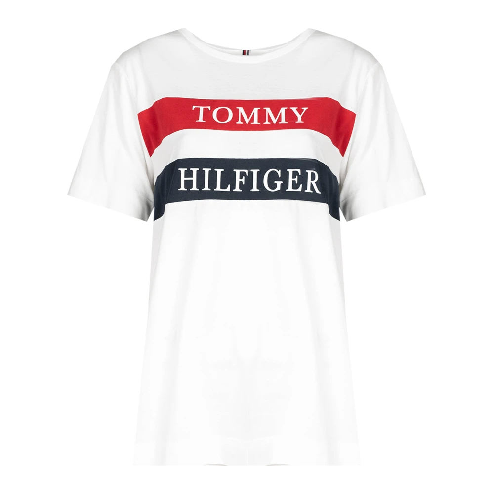 Tommy Hilfiger T-shirt med korta ärmar White, Dam