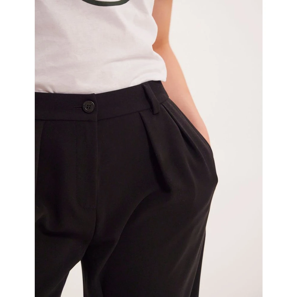 Ines De La Fressange Paris Luciano zwarte broek Black Dames