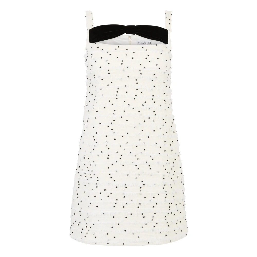 Nina Ricci Mini-Jurk MET Vierkant White Dames