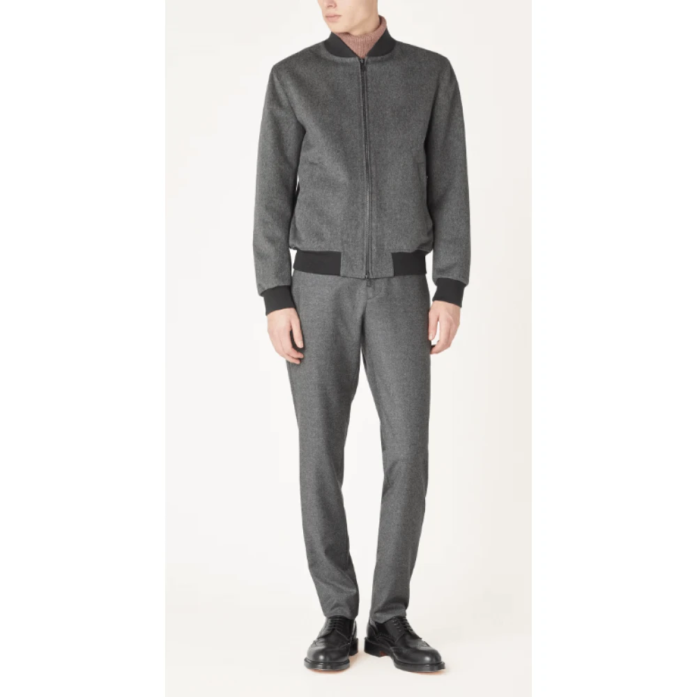 Loro Piana Kasjmier Grijs Bomberjack Gray Heren