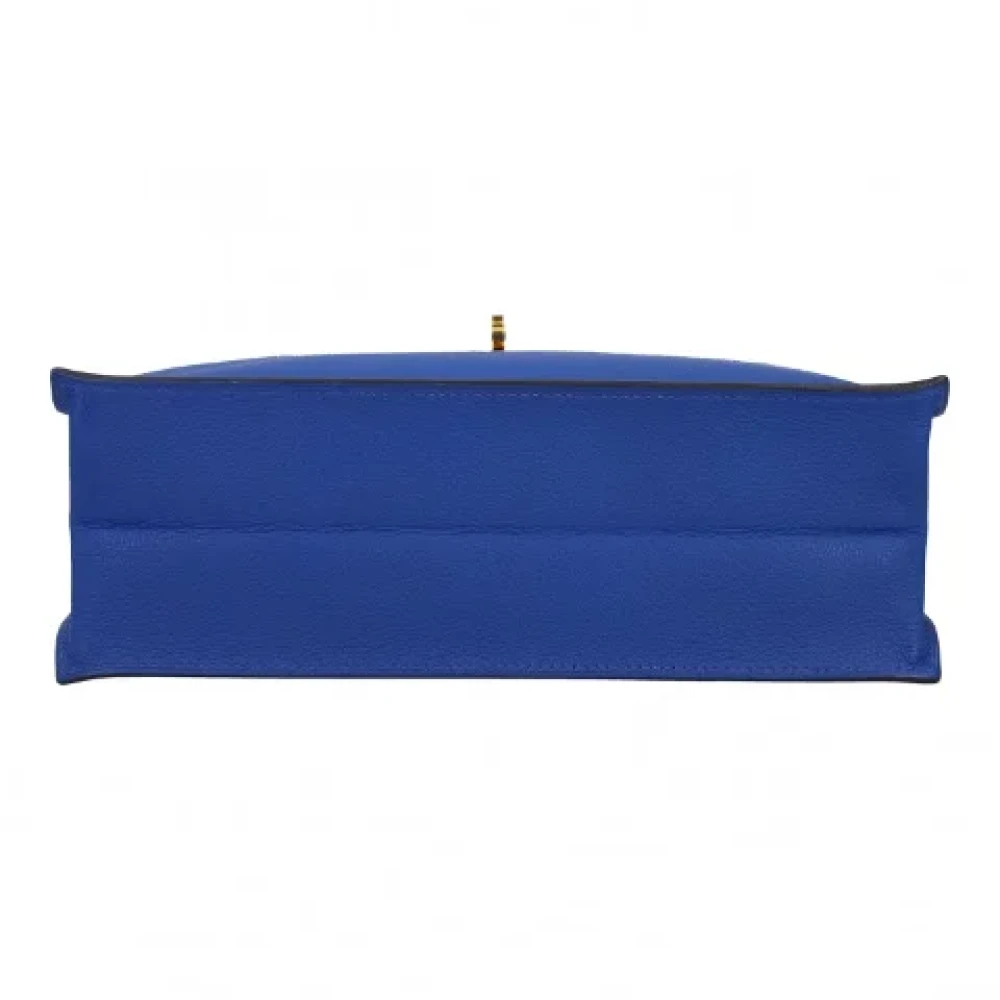 Hermès Vintage Pre-owned Fabric shoulder-bags Blue Dames
