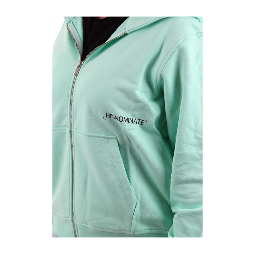 Hinnominate Groene Zip Hoodie Set Vrouwen Green Dames