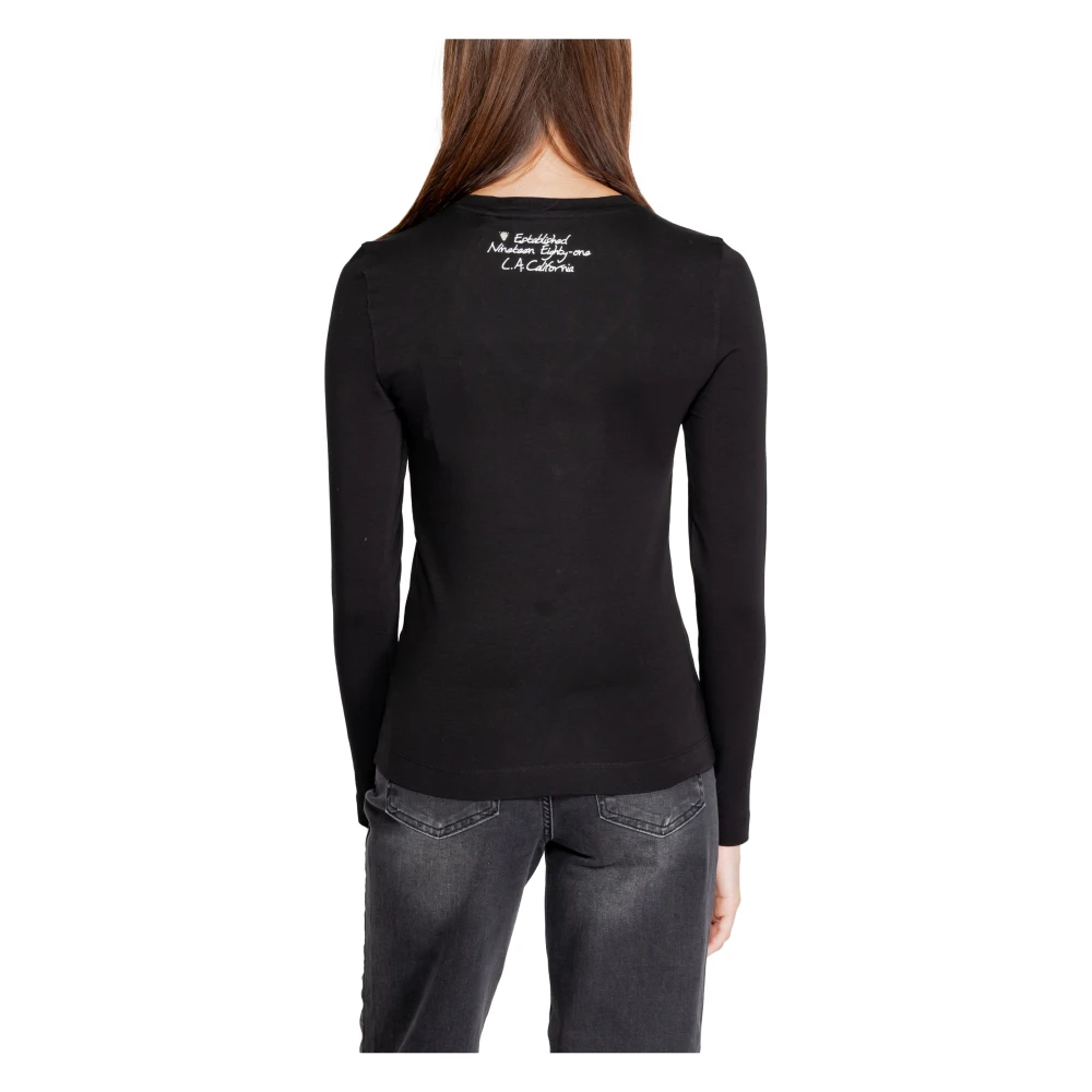 Guess Herfst Winter Dames T-Shirts Collectie Black Dames