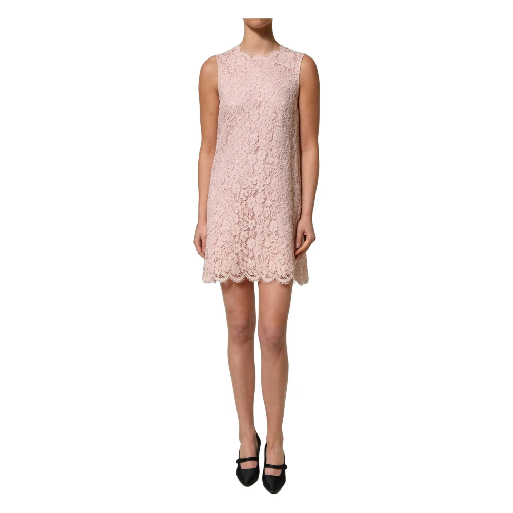 Dolce & Gabbana Vrouw Roze Kleedjes Dames, S, Kleedjes