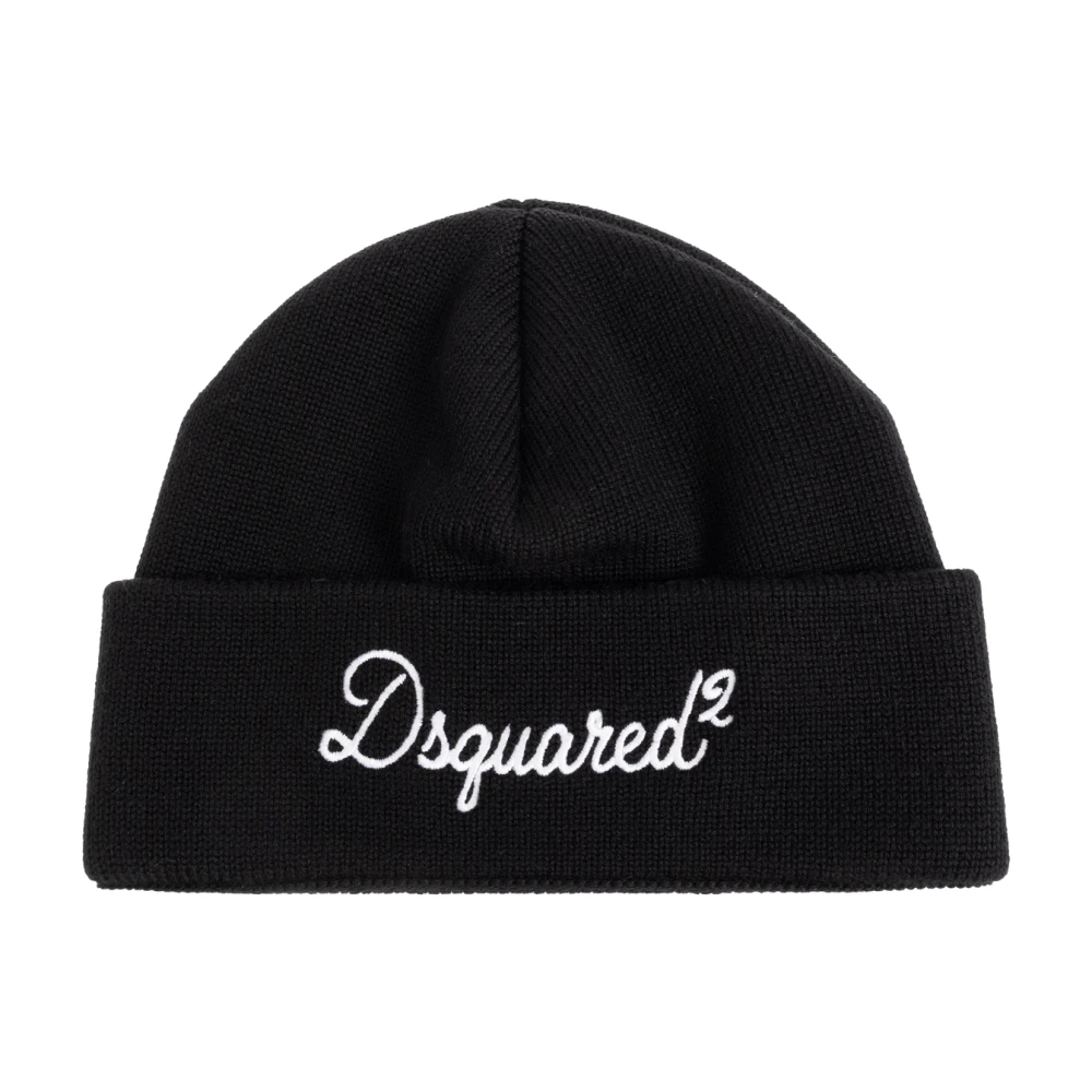 Dsquared2 Herr Svart Accessoarer One Size, Beanies