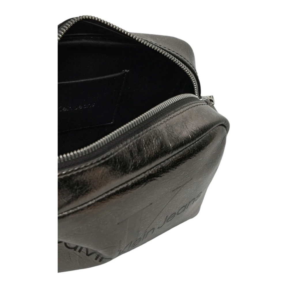 Calvin Klein Jeans Gevormde cameratas Herfst Winter Collectie Gray Dames