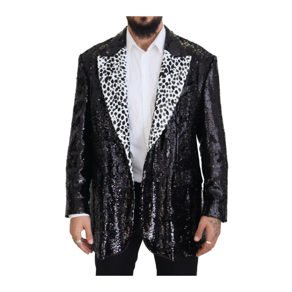 Dolce & Gabbana Men's Black Elegant Single Breasted Blazer