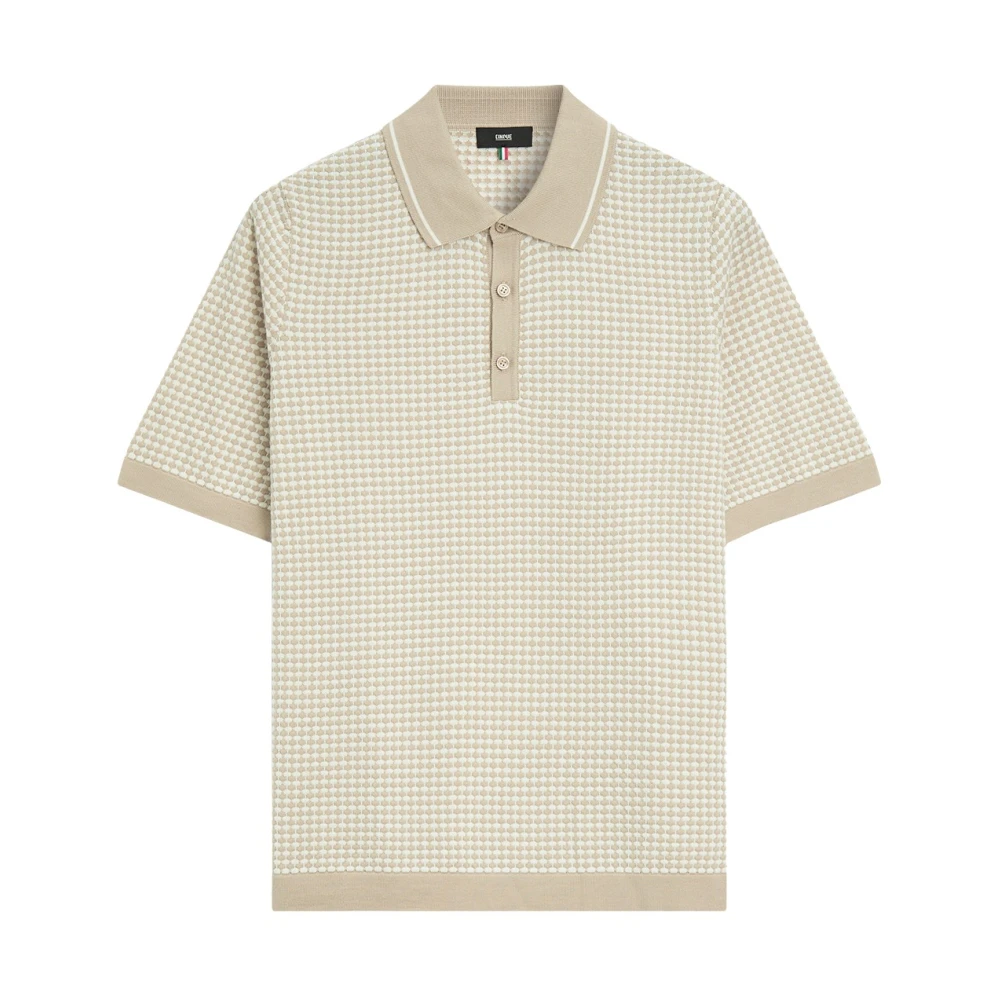 CINQUE Moderne Gebreide Shirt Brown Heren