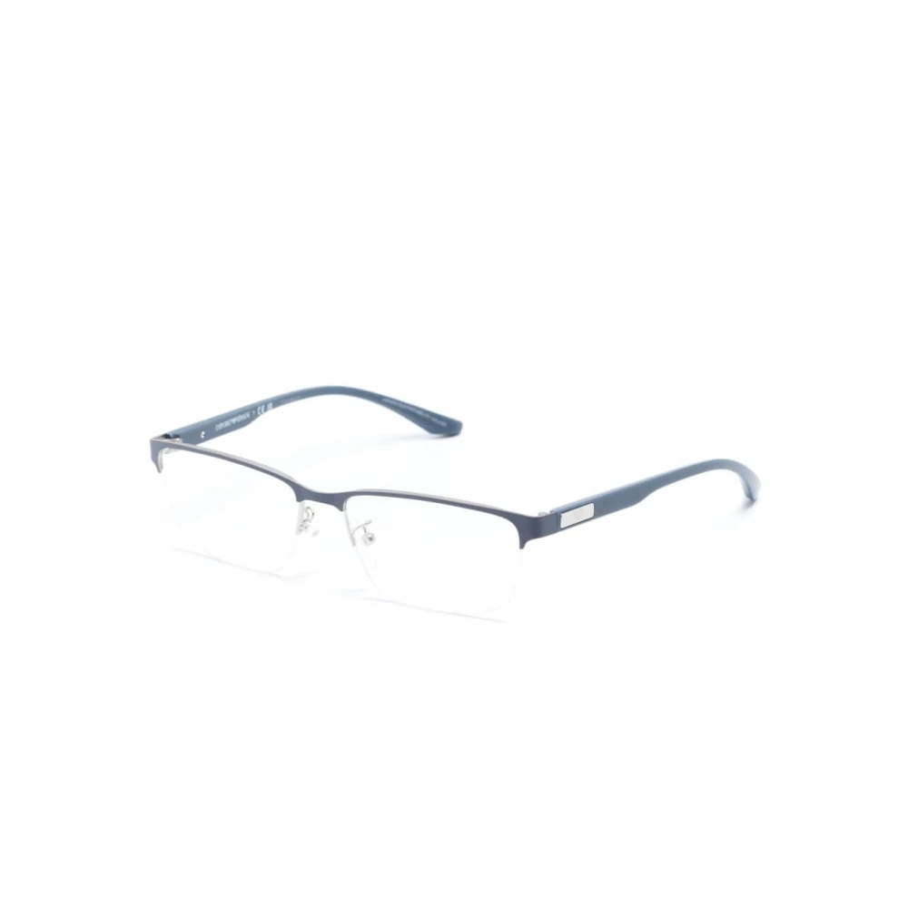 Emporio Armani Men's Blue Glasses, 57 Mm, Optical Frame