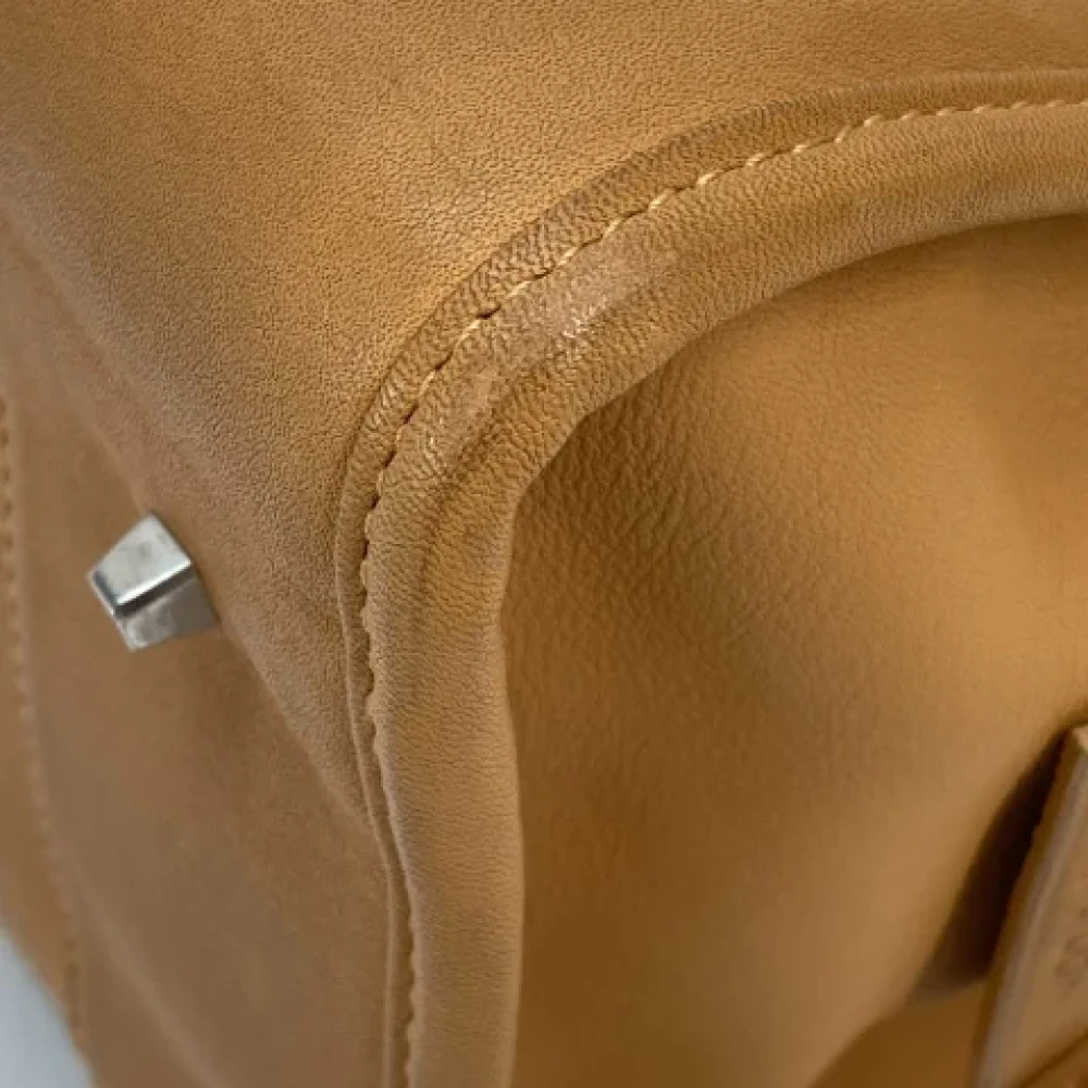 Loewe Pre-owned Fabric handbags Brown Dames