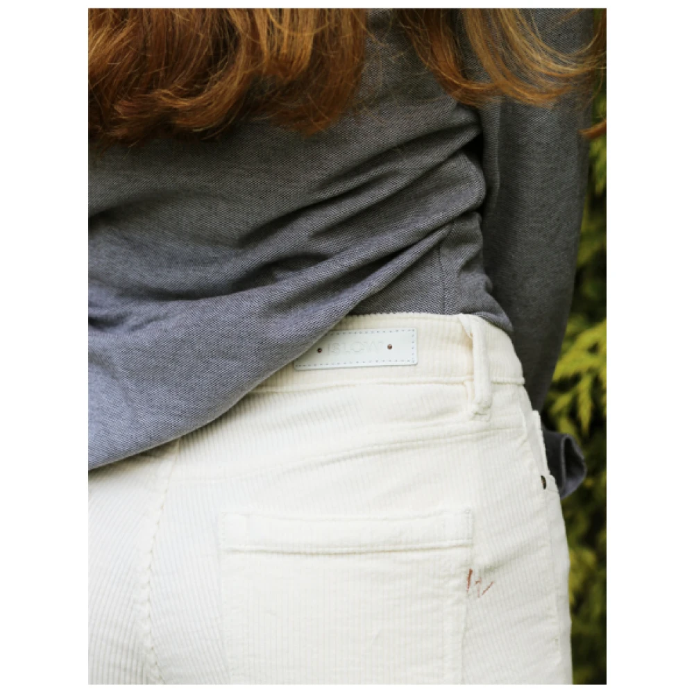 Islow Corduroy Slim 7 8 Broek Beige Dames