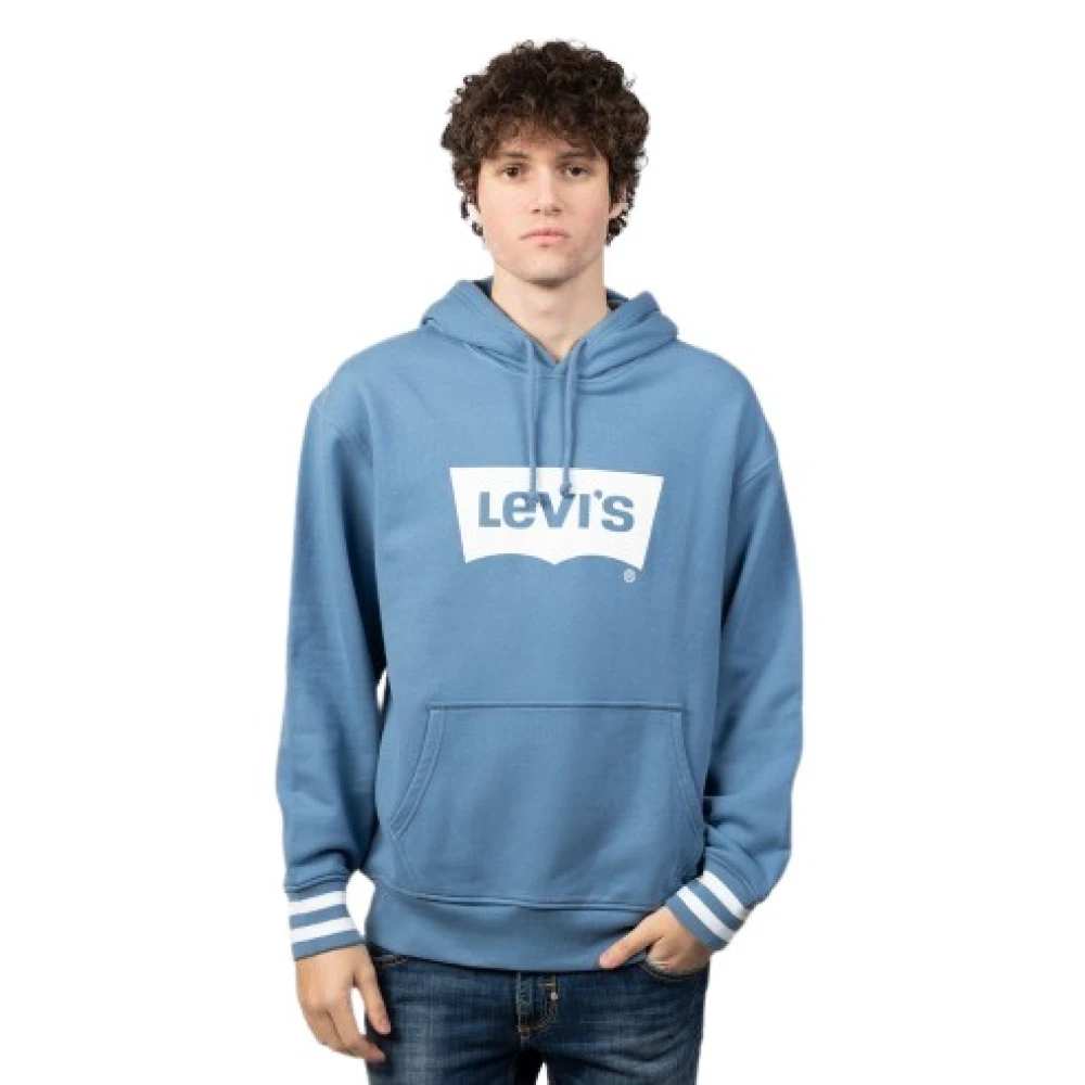Levi's Heren Katoenen Sweatshirt Blue Heren