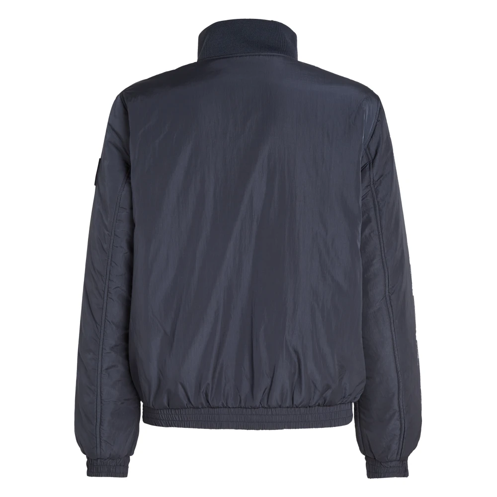 Calvin Klein Stijlvolle Blauwe Jas voor Mannen Blue Heren