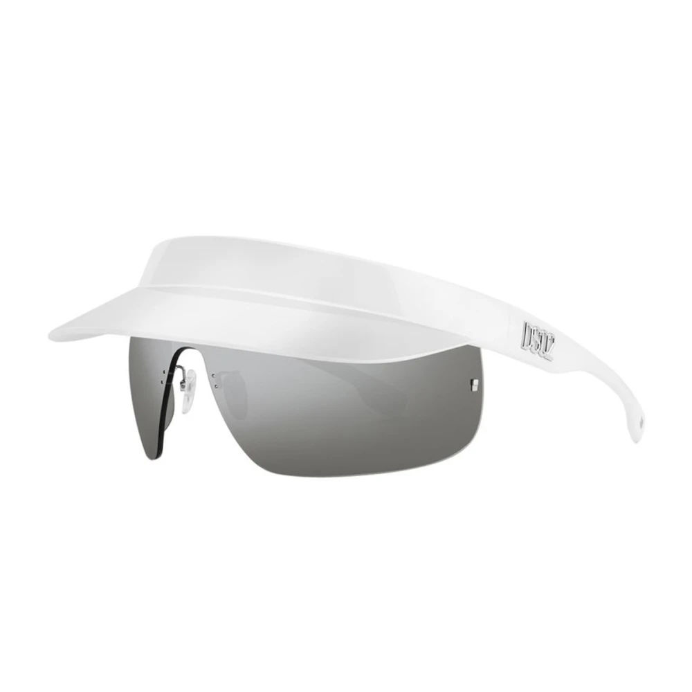 Dsquared2 Rimless Silver Spegelglasögon White, Unisex