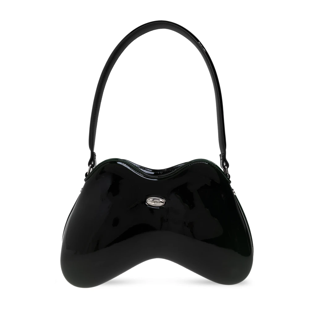 Diesel Donna Nero Play Double-D Shoulder Bag