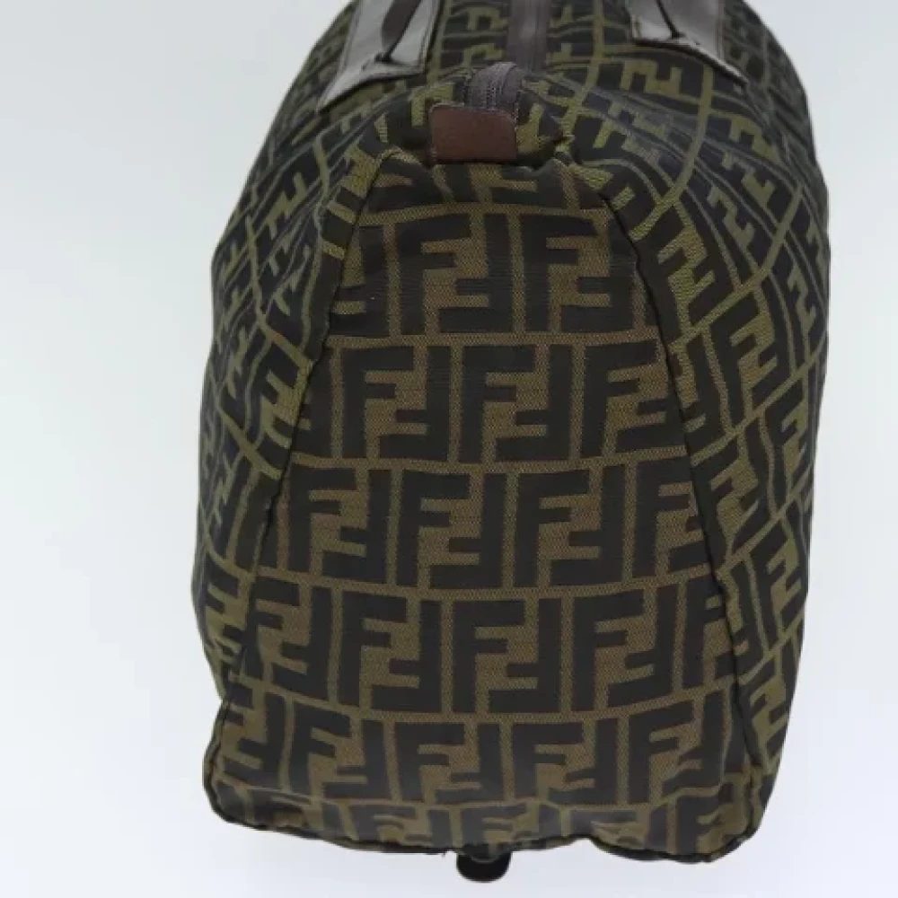 Fendi Vintage Pre-owned Canvas handbags Brown Dames