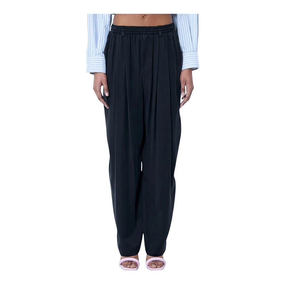 Alexander Wang Pleated Pants - Woman Pants Black L - Immagine 2