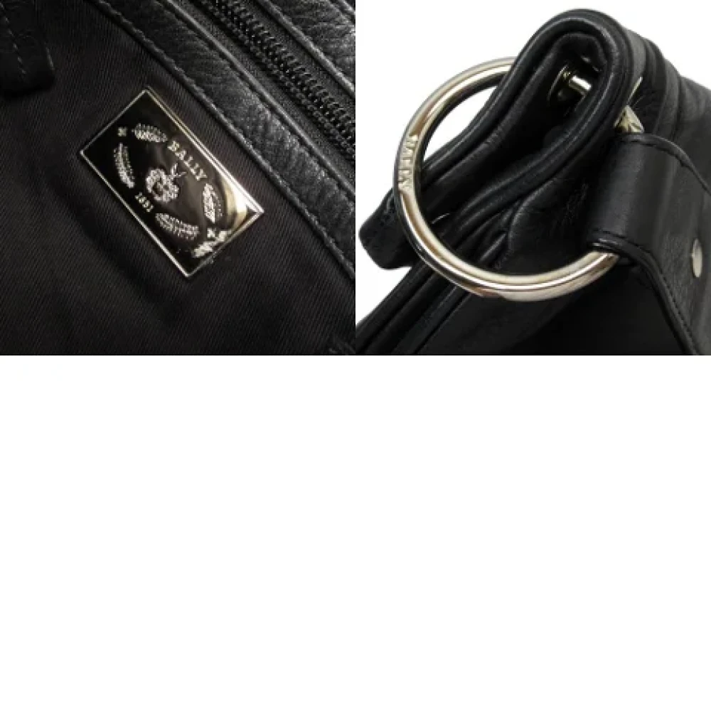 Bally Pre-owned Leather shoulder-bags Black Heren