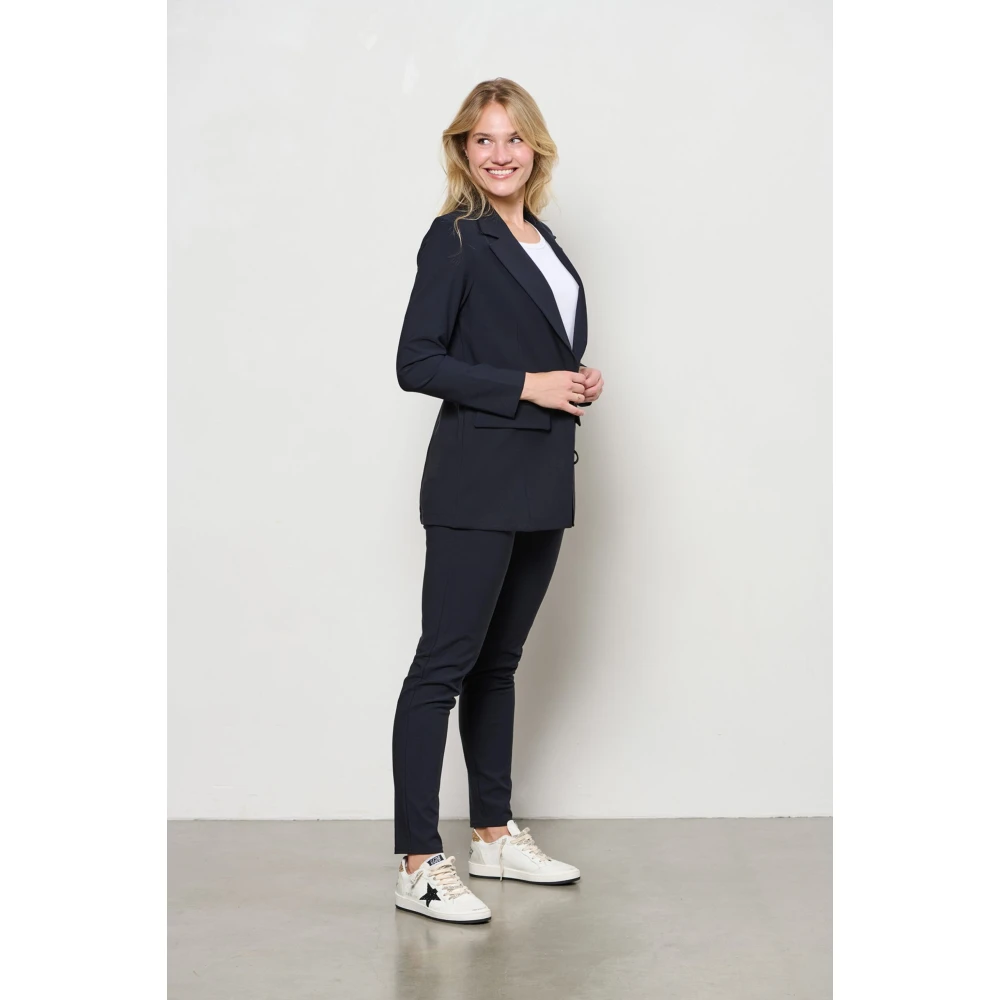 &Co Woman Slim Fit Broek Blue Dames