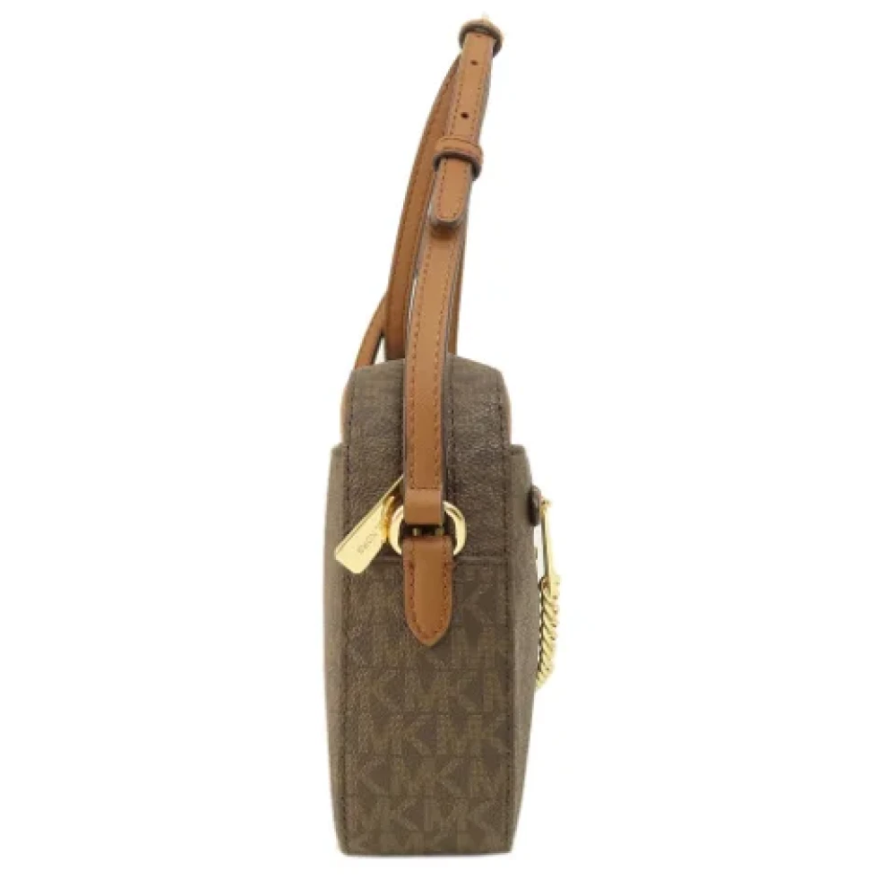 Michael Kors Pre-owned Canvas shoulder-bags Brown Dames