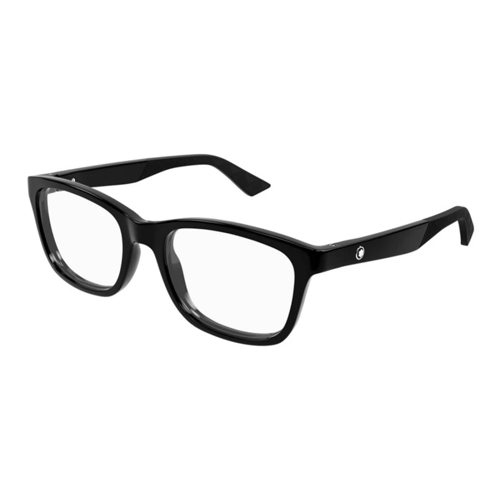 Montblanc Men's Black Glasses, 55 Mm, Mb0401o Optical Frame