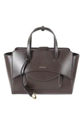 Flap M Läder Tote