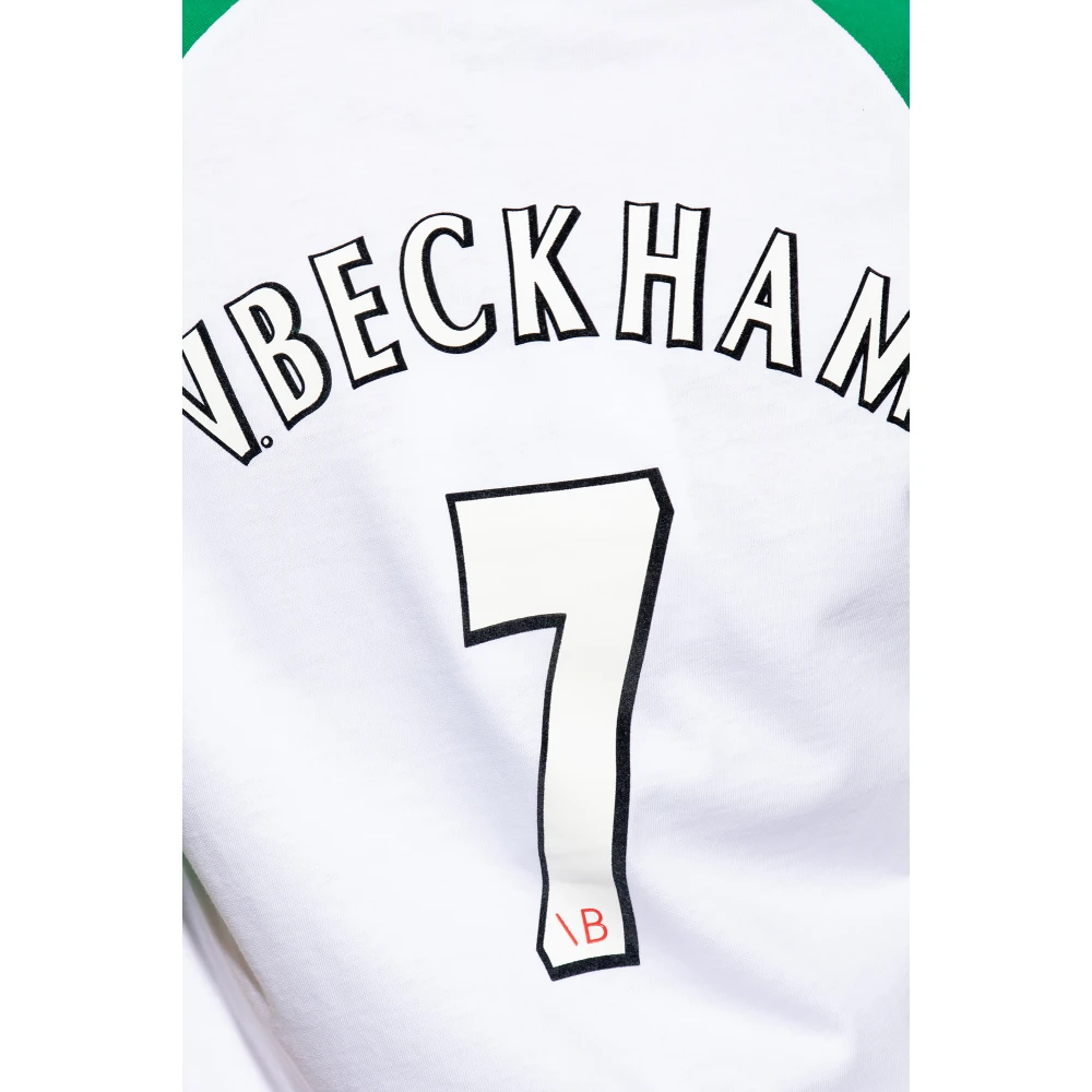 Victoria Beckham Bedrukt T-shirt White Dames