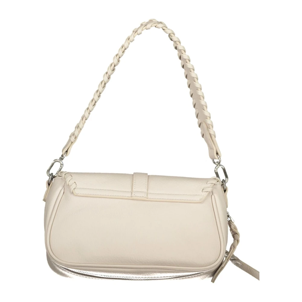 Desigual Witte Schoudertas met Afneembare Banden White Dames