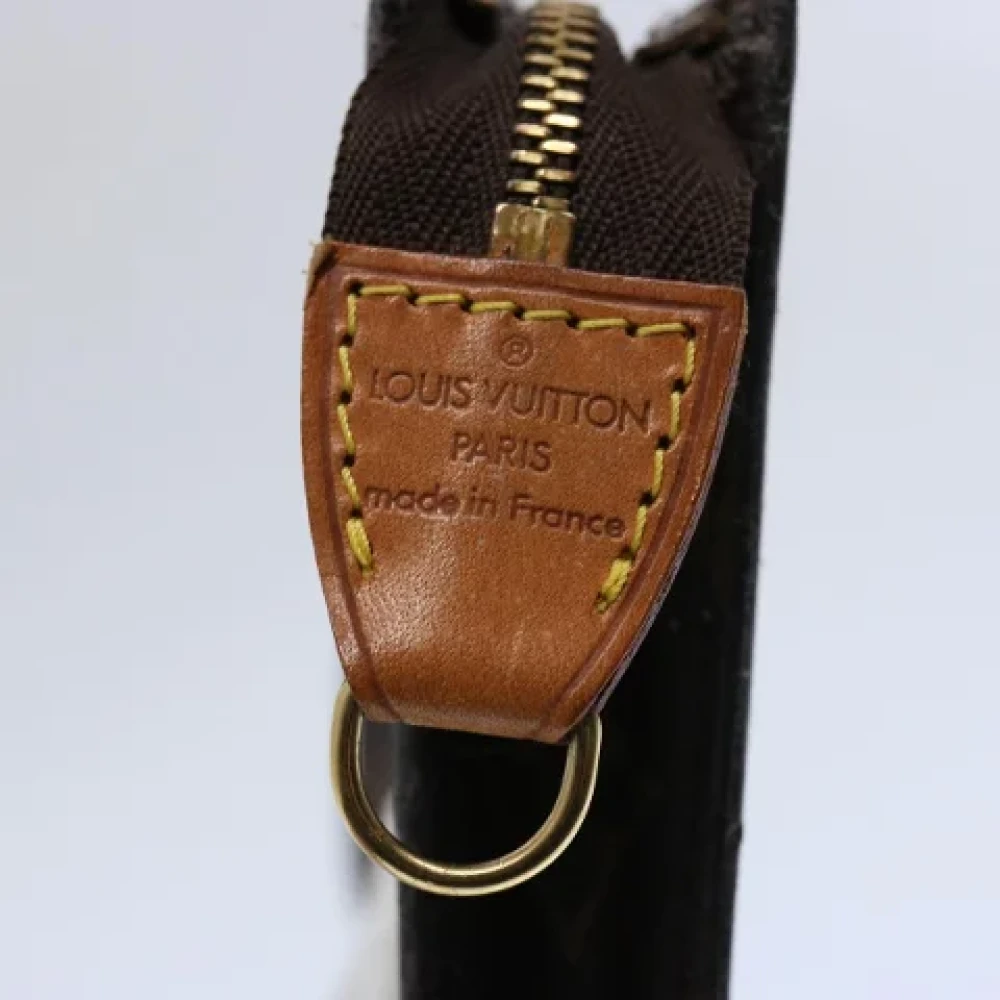 Louis Vuitton Vintage Pre-owned Canvas clutches Brown Dames