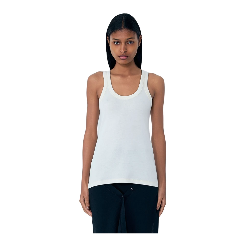 Lemaire Donna Bianco Top, S, New,