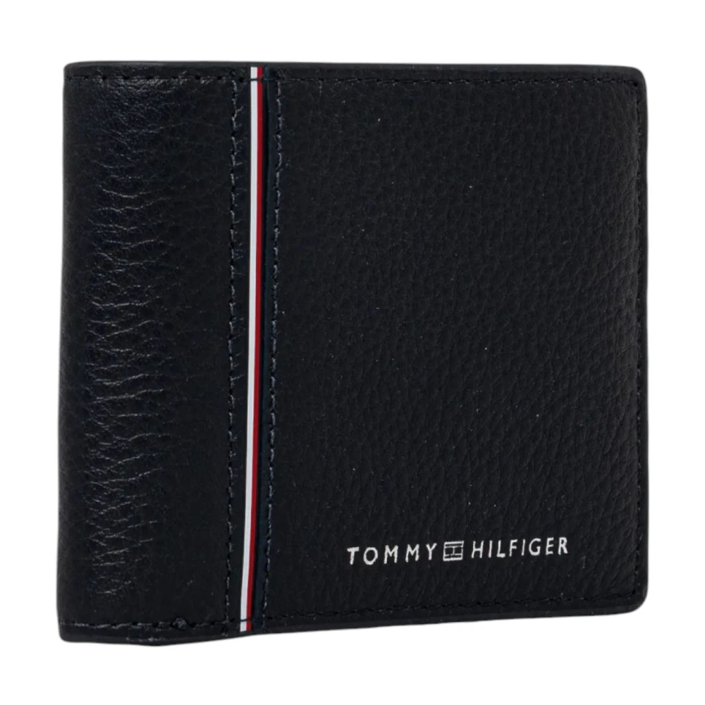 Tommy Hilfiger Leren Herenportemonnee Lente Zomer Collectie Black Heren