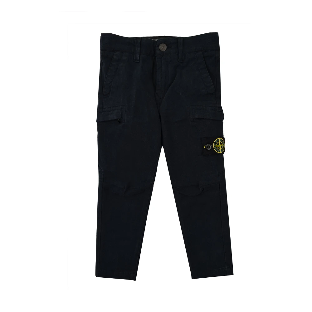 Stone Island Boys Blue Trousers - Trousers - 12 Y - Kids