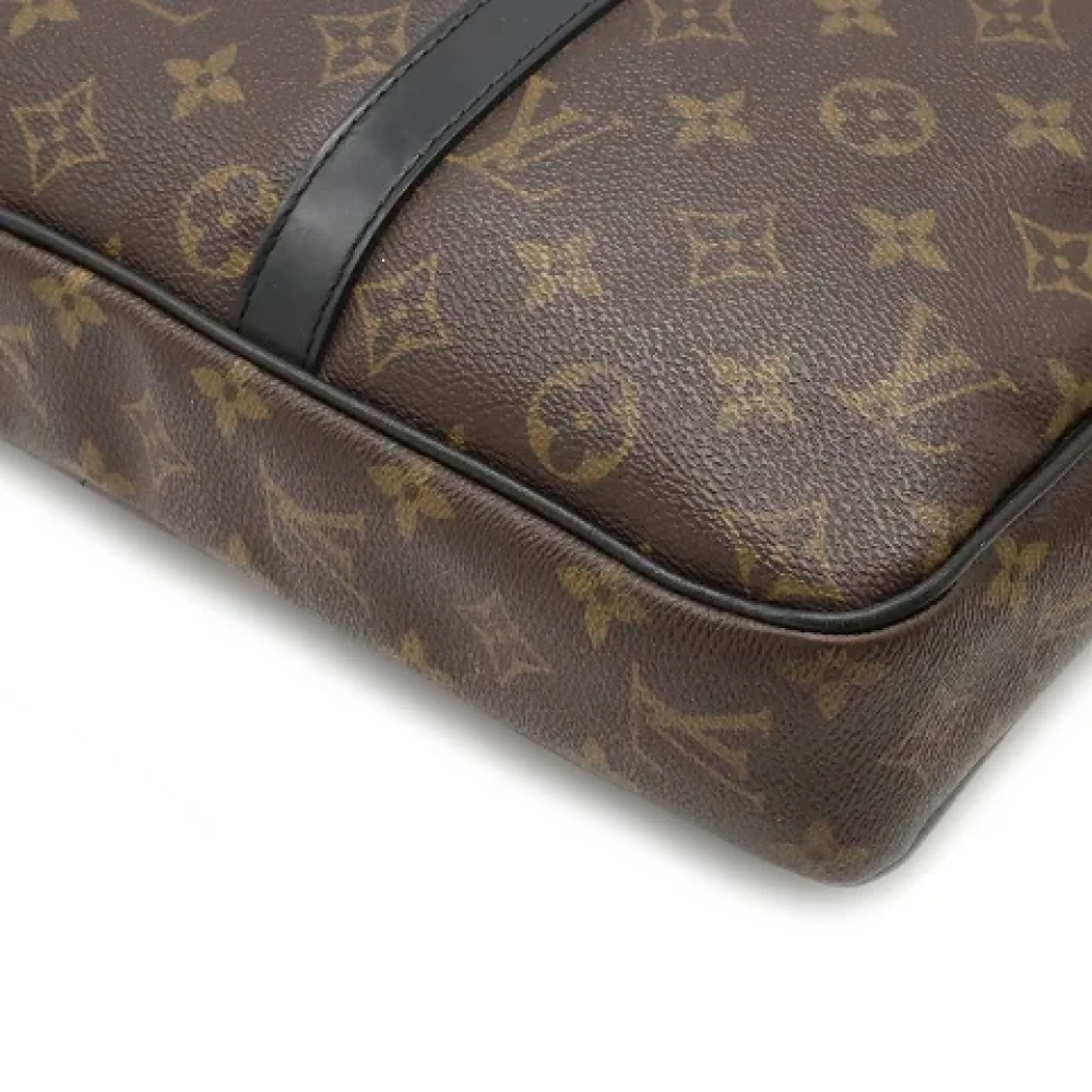 Louis Vuitton Vintage Pre-owned Canvas briefcases Brown Dames