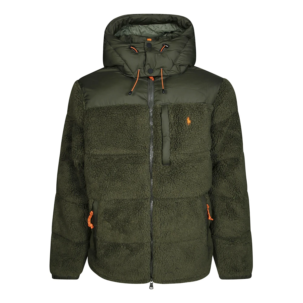 Polo Ralph Lauren Gewatteerd Bomberjack Afneembare Capuchon Green Heren