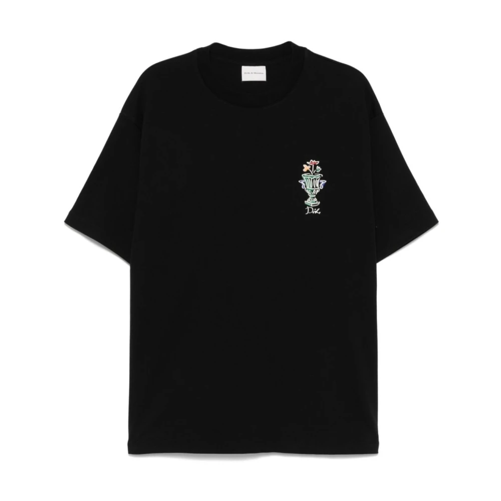 Drole de Monsieur Stijlvol T-shirt Vaas Black Heren