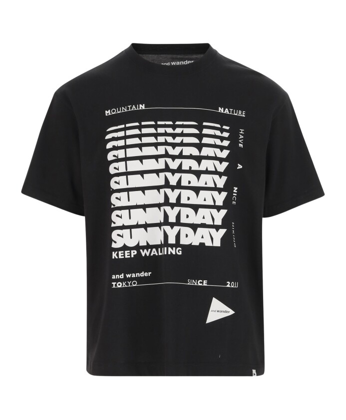 t-shirt-en-coton-a-imprime-graphique-noir