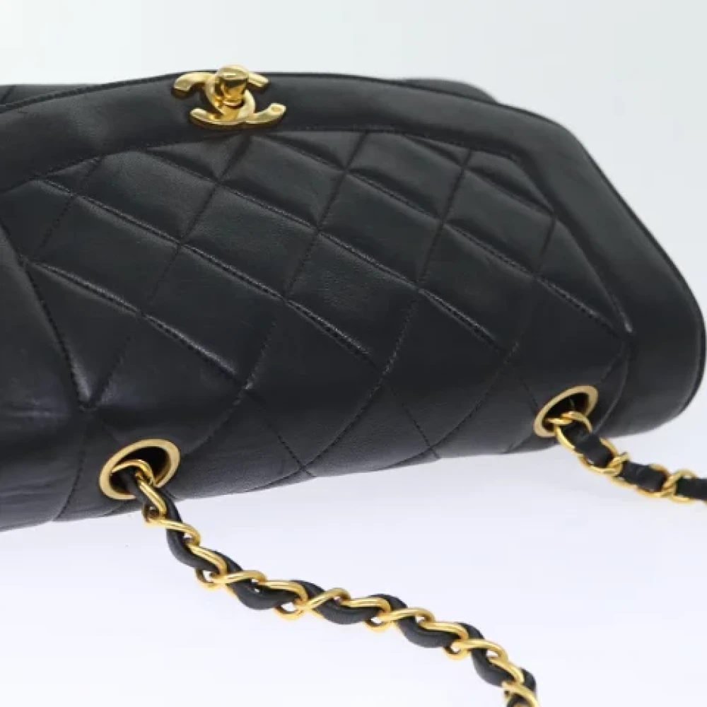 Chanel Vintage Pre-owned Leather chanel-bags Black Dames