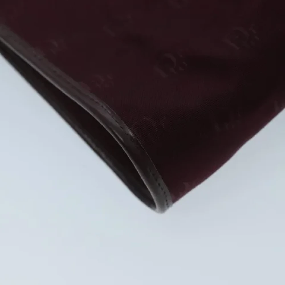 Dior Vintage Pre-owned Fabric dior-bags Red Dames