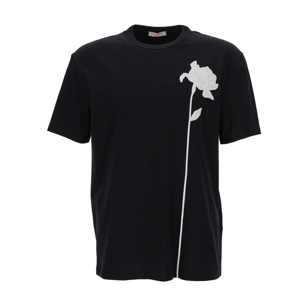 Valentino T-Shirts Black Heren