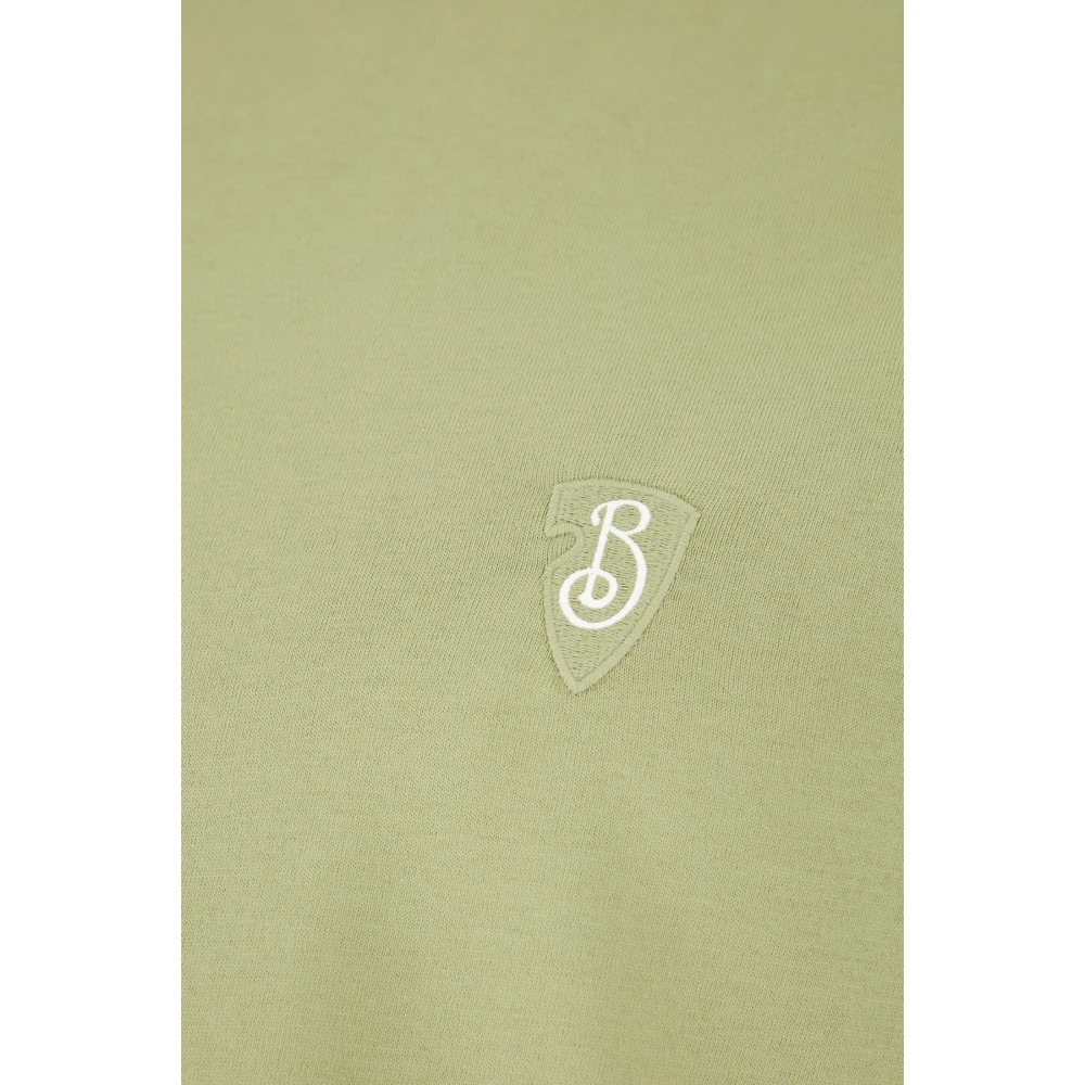 Burberry Casual Katoenen T-Shirt voor Mannen Green Heren