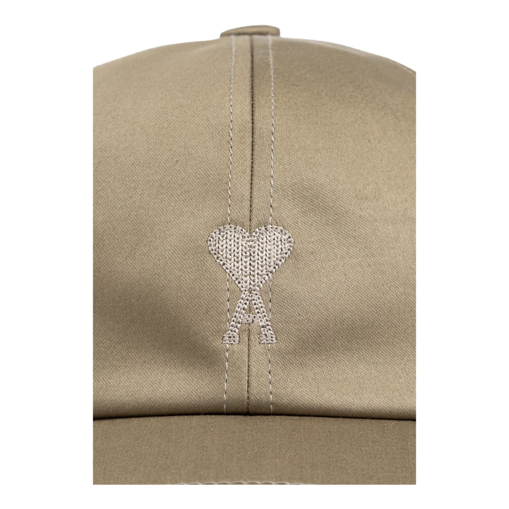 Ami Paris Pet met logo Beige Unisex