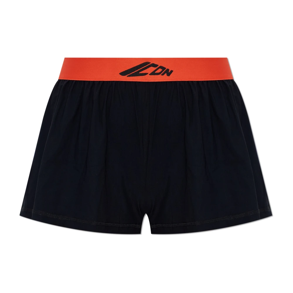 Dsquared2 Damen Schwarz Unterwäsche, K, Sgröße: